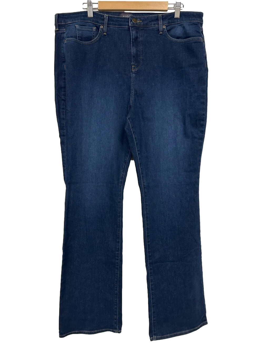 NYDJ Barbara Bootcut Jeans Size 18Tall Lift Tuck Dark Wash Flattering Classic